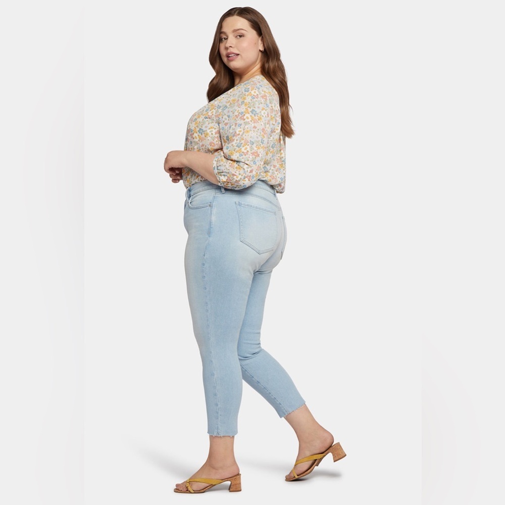 NYDJ Alina Skinny Ankle Jeans In Plus Size Blue Valley Jeans Size 18W - Picture 5 of 10